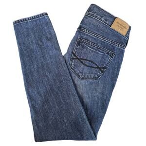 Abercrombie and Fitch Tapered Ankle Mid-Rise Denim Jeans | Women's 0